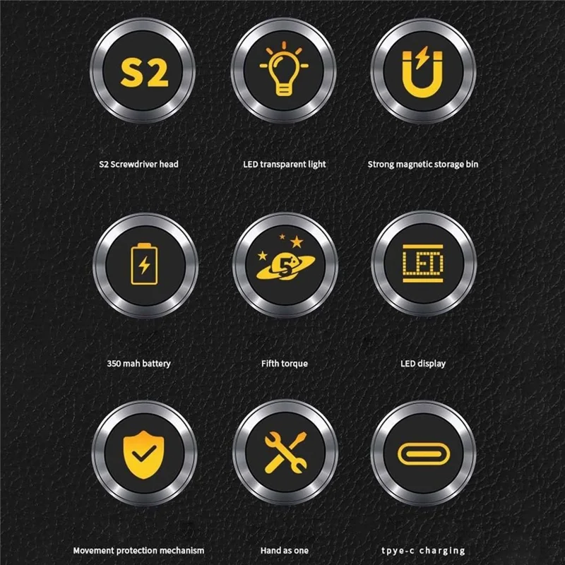 68 in 1 Electric Screwdriver LED Display 5-Speed Torque Magnetic Charging Precision Repair Tool for Phone Computer