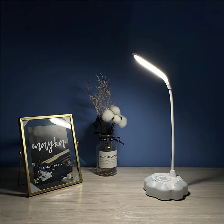 LED Desk Lamp Dimmable Table Lamp Desk Light Office Lamp with 3 Brightness Levels for Studying Working and Reading