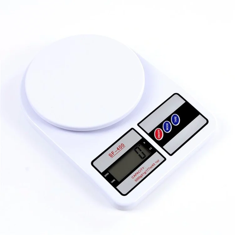 Balança Digital Portátil SF400 5kg/1g, Balança Eletrônica para Alimentos Medição de Peso