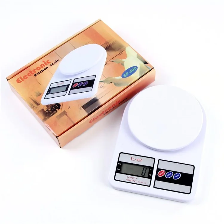 Balança Digital Portátil SF400 5kg/1g, Balança Eletrônica para Alimentos Medição de Peso