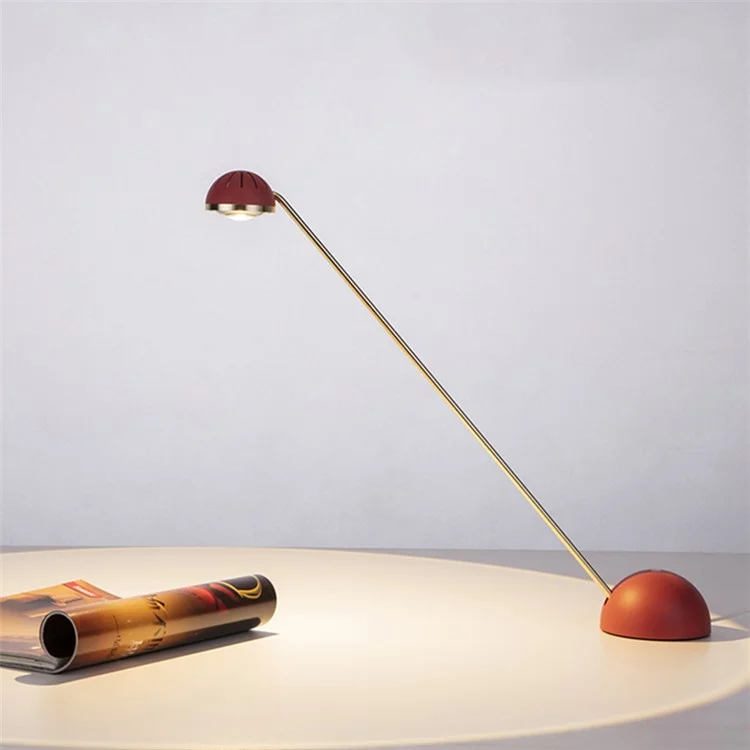 COMELY 141022 Modern Aesthetic LED Table Lamp Reading Lamp High-Quality Touch Dimmable LED Study Table Lamp - Red