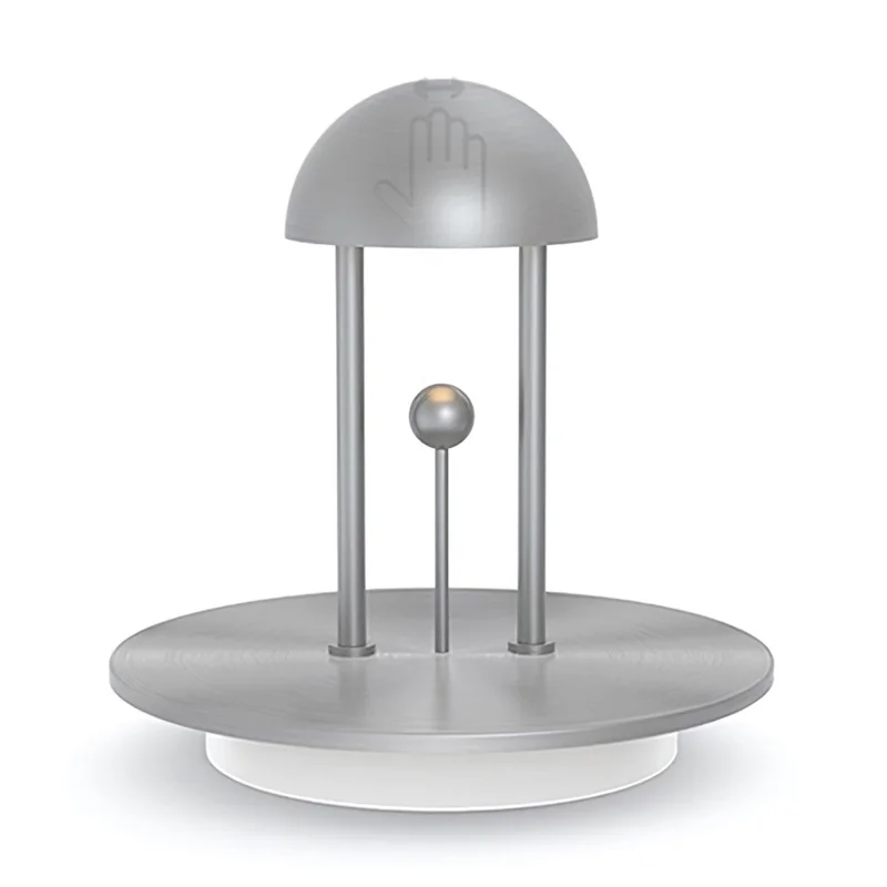 COMELY Gingle 1140002 Modern Creative Infrared Gesture Dimming Night Light Rechargeable LED Table Lamp Home Decor - Silver