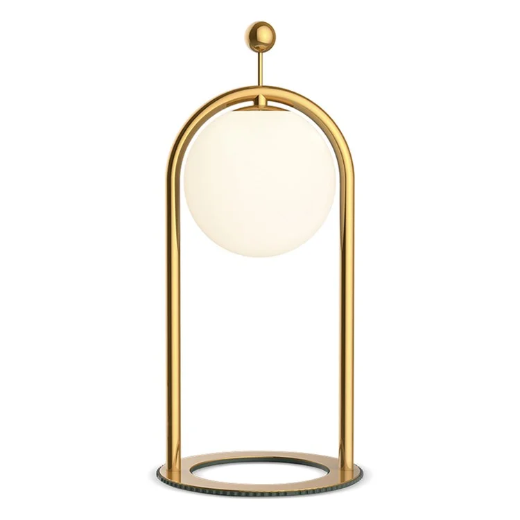 COMELY Linglong A 5W Creative Atmosphere Electroplate Night Light Industrial Table Lamp with Non-Slip Base for Bedroom Decoration - Gold