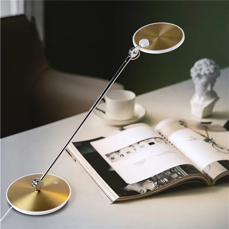 Comely 3000K Touch Trange Liming Lamer Lamp Lamp Student Geating Showerling Table Light Light - Черный
