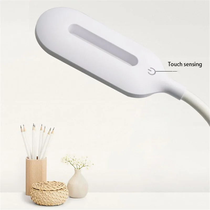 WTC-K32 10W Wireless Charging LED Desk Lamp Smart Eye Protection USB Folding Table Light - Blue