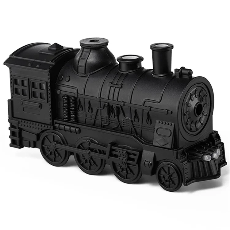 Mini Steam Train Essential Oil Diffuser LED Light Air Humidifier with Remote Control - UK Plug