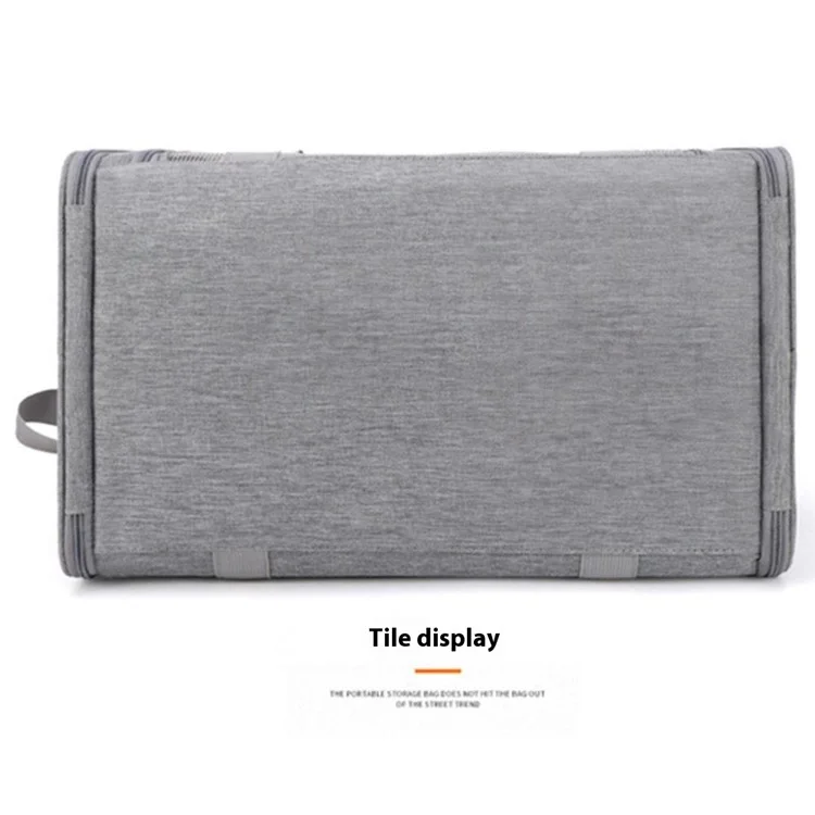 Cat Dog Carrier Pour Animaux de Compagnie Dans un Porte-chiot de Voyage Approuvé Par la Compagnie Aérienne Approuvée Par la Compagnie Aérienne, Taille: S (40x25x25cm) - Gris