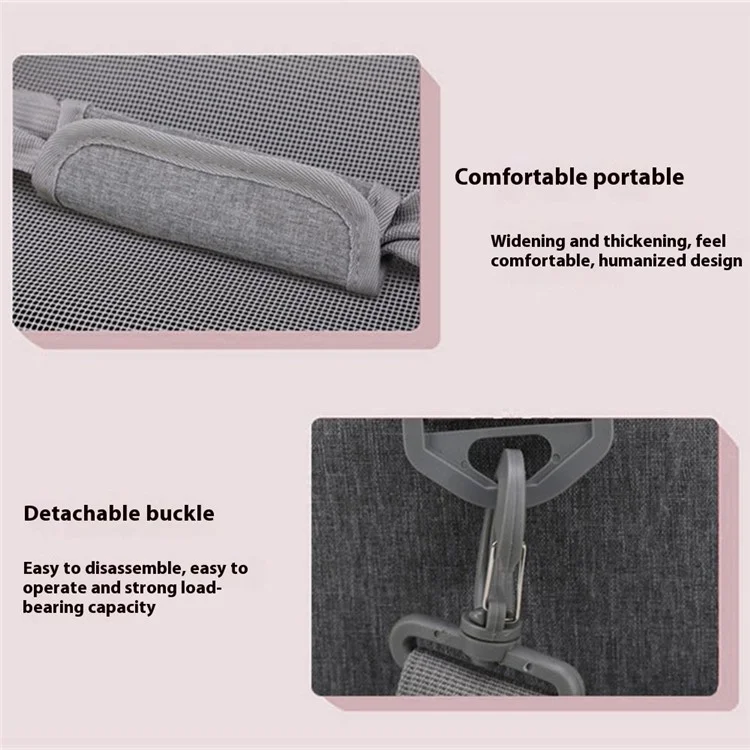 Cat Dog Carrier Pour Animaux de Compagnie Dans un Porte-chiot de Voyage Approuvé Par la Compagnie Aérienne Approuvée Par la Compagnie Aérienne, Taille: S (40x25x25cm) - Gris