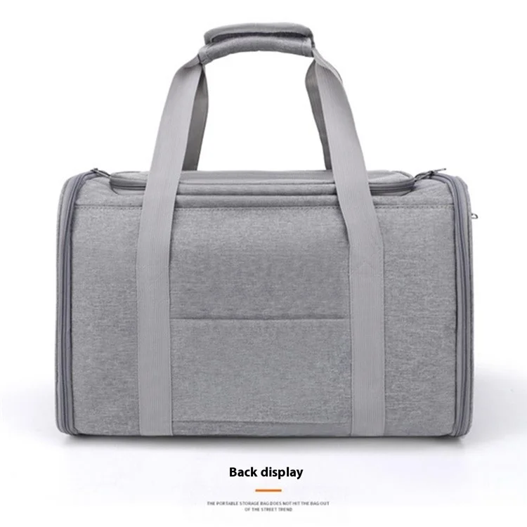 Cat Dog Carrier Pour Animaux de Compagnie Dans un Porte-chiot de Voyage Approuvé Par la Compagnie Aérienne Approuvée Par la Compagnie Aérienne, Taille: S (40x25x25cm) - Gris