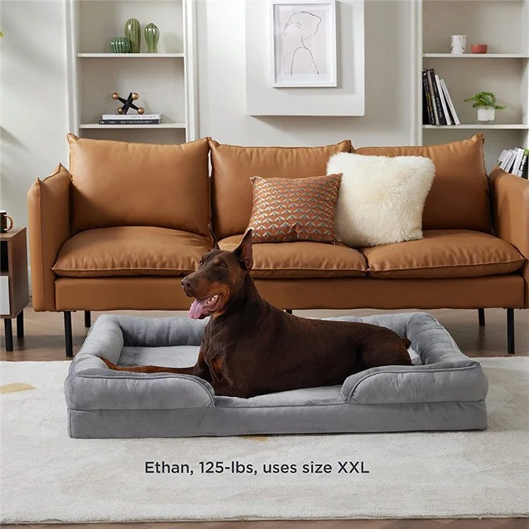 Haustier -couch -bett -hundebett Für Mittelgroße Hunde Waschbarer Hundesofa, Größe M: 72x57x18cm