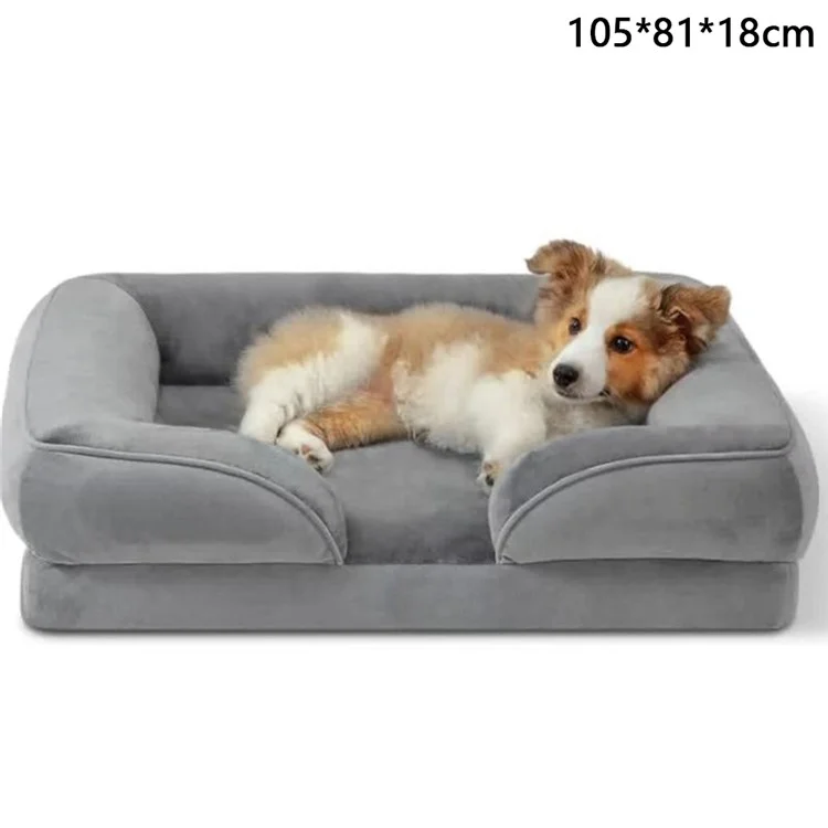 Letto da Divano per Animali Domestici per Cani di Taglia Media e Grande, Lavabile, Dimensione XL: 105*81*18cm