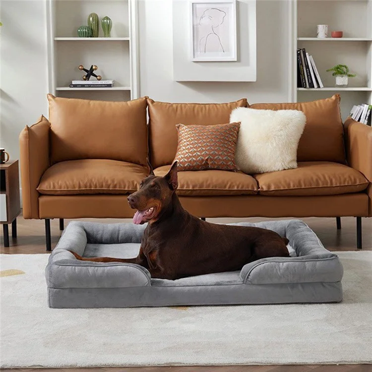 Letto da Divano per Animali Domestici per Cani di Taglia Media e Grande, Lavabile, Dimensione XL: 105*81*18cm