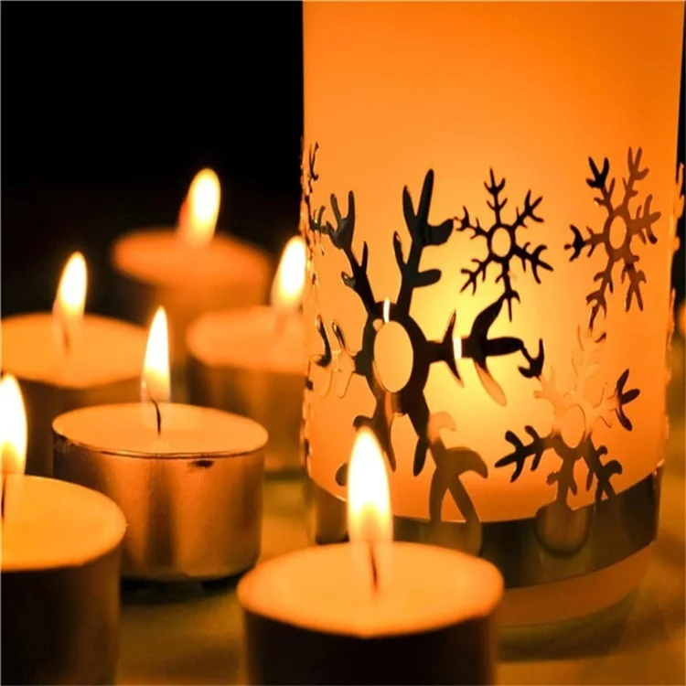 50 Velas de Té Sin Humo para Decoración de Boda, Iluminación Romántica con 2,5 Horas de Tiempo de Combustión