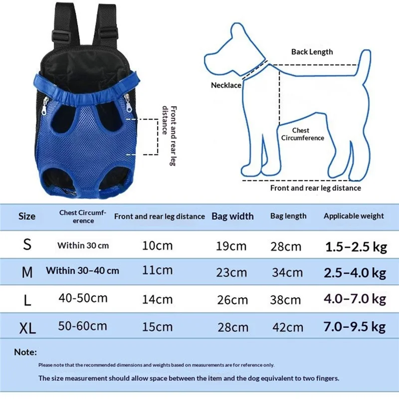 M Size Pet Carrier Backpack Mesh Breathable Dual Safety Protection Adjustable Shoulder Straps Front Chest Pack - Pink