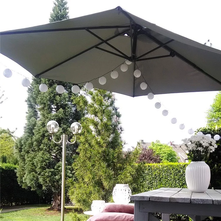 Guirlande solaire 3,5 m 10 LED Lampes lanternes Décoration de jardin extérieur pour fête