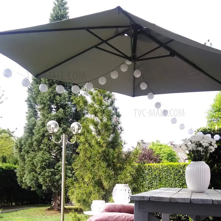 Lampe solaire décorative 5m 20LED IP65 étanche pour jardin, festival