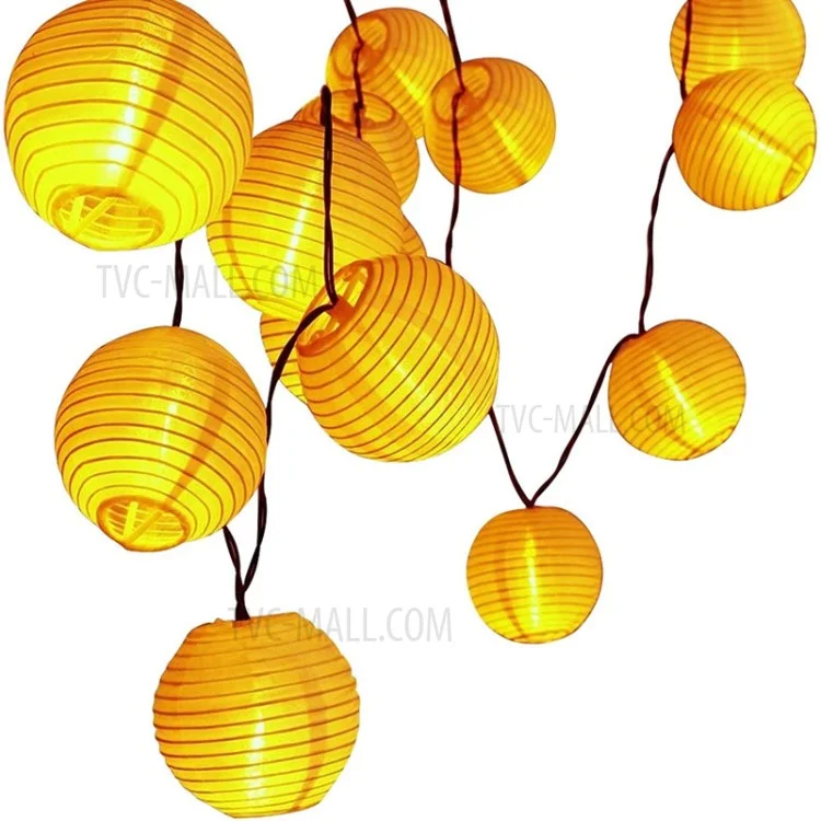 Lampe solaire décorative 5m 20LED IP65 étanche pour jardin, festival
