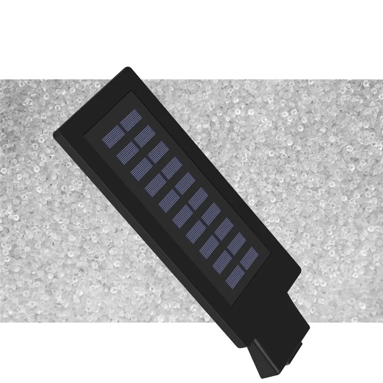 Lâmpada Solar de Sensor de Movimento com 90 LEDs Estilo A, Luz de Parede Impermeável com Controle Remoto para Exterior, Jardim, Pátio - Branco Frio
