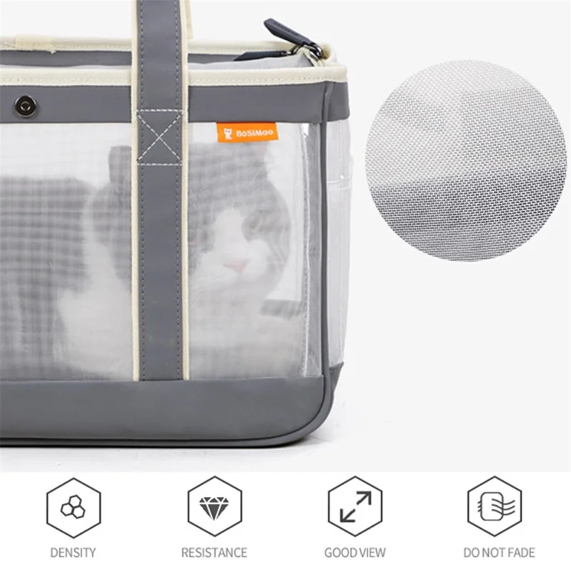 DODOPET DO-00 Size S Breathable Pet Gift Carrier Bag Dog Cat Single Shoulder Tote Bag - White