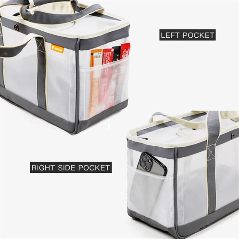 DODOPET DO-00 Size S Breathable Pet Gift Carrier Bag Dog Cat Single Shoulder Tote Bag - White