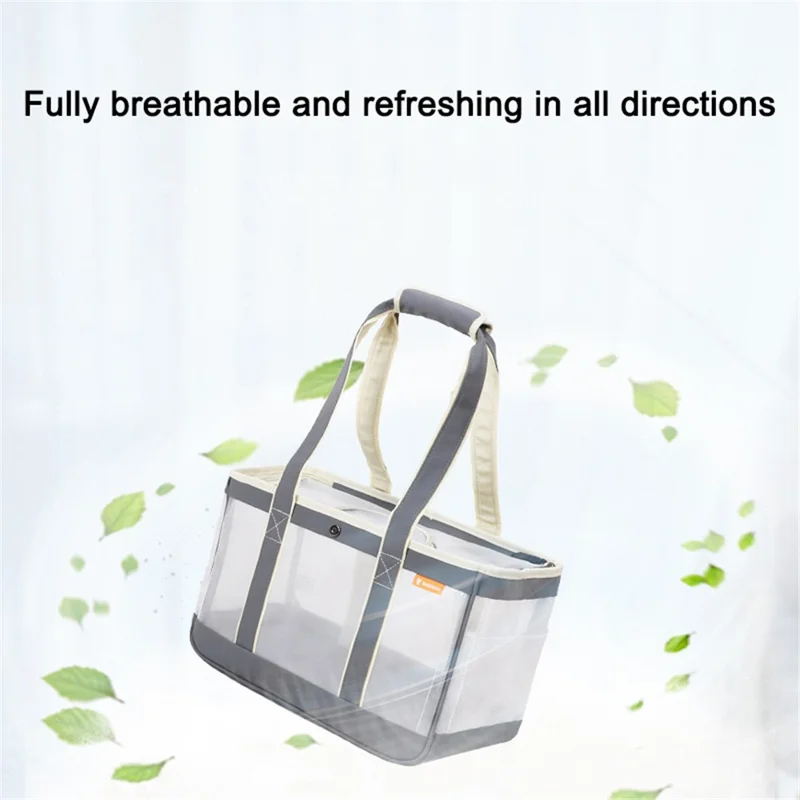 DODOPET DO-00 Size S Breathable Pet Gift Carrier Bag Dog Cat Single Shoulder Tote Bag - White