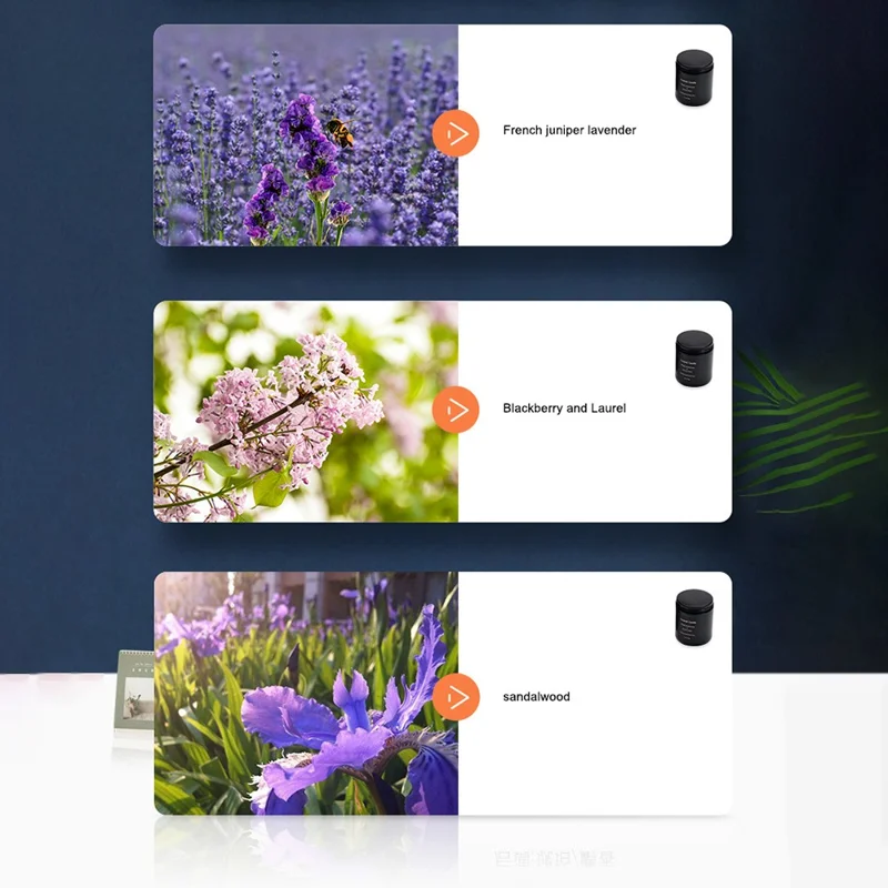 XY-8923 Scented Candles Black Jar Aromatherapy Candles Home Fragrance Decor Gift - Juniper / Lavender