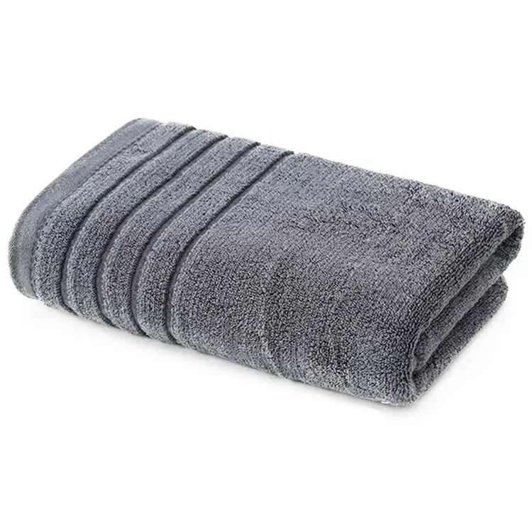 Toalha de Banho Facial de Ultra Maciez de 50x100cm - Cinza