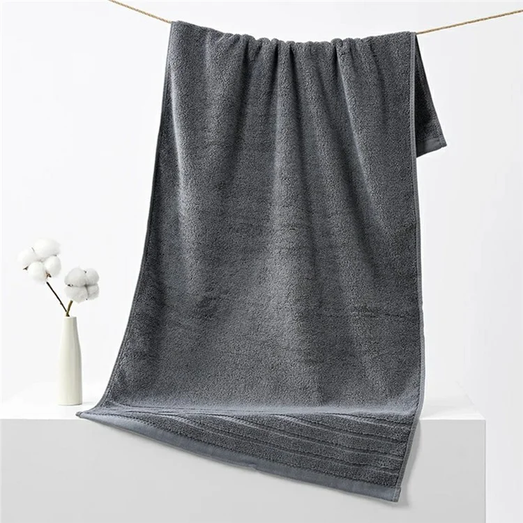 Toalha de Banho Facial de Ultra Maciez de 50x100cm - Cinza