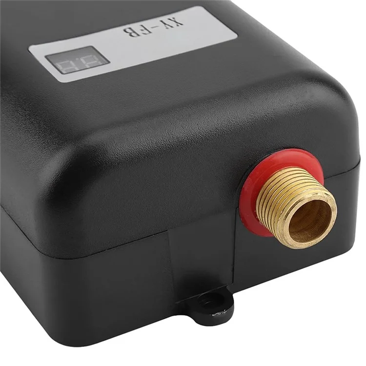 Scaldacqua elettrico miniaturizzato per cucina, riscaldamento rapido, temperatura costante, 3800W, spina EU 220V - Nero