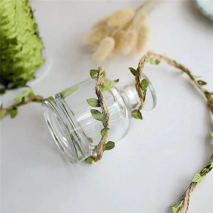 5m Simulation Green Willow Feuilles Accessoires de Bricolage de Rotin