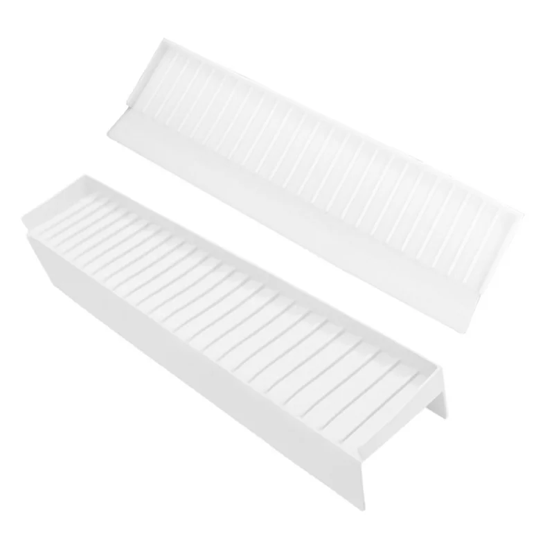 Kitchen Bathtub Sink Edge Silicone Water Baffle Cuttable Prevent Splashing Water Barrier - Transparent