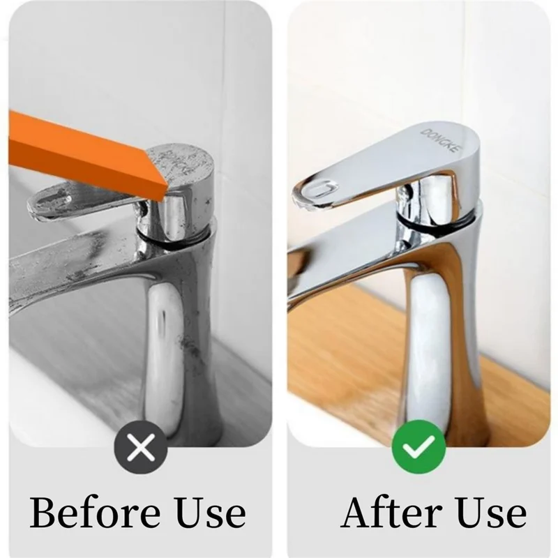 Stainless Steel Scratch Limescale Eraser Rubber Rust Cleaning Eraser for Knives & Pans Kitchen