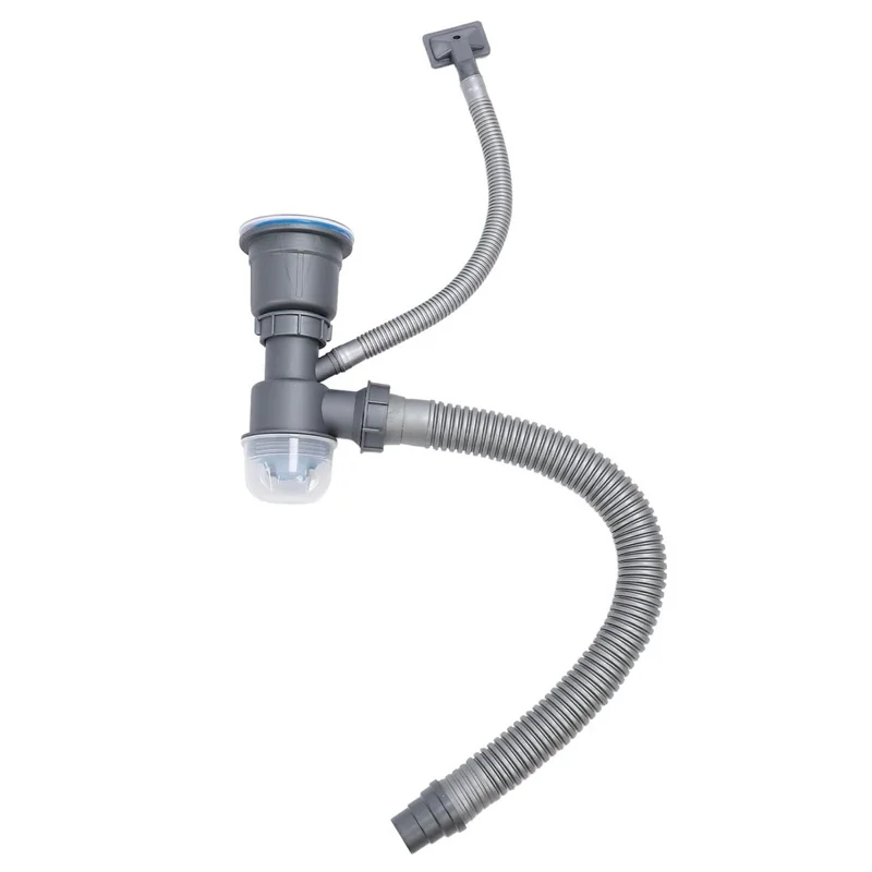 One Sink Drain Kit Sink Flexible Sink Drain Pipe with Anti-Odor Sealing