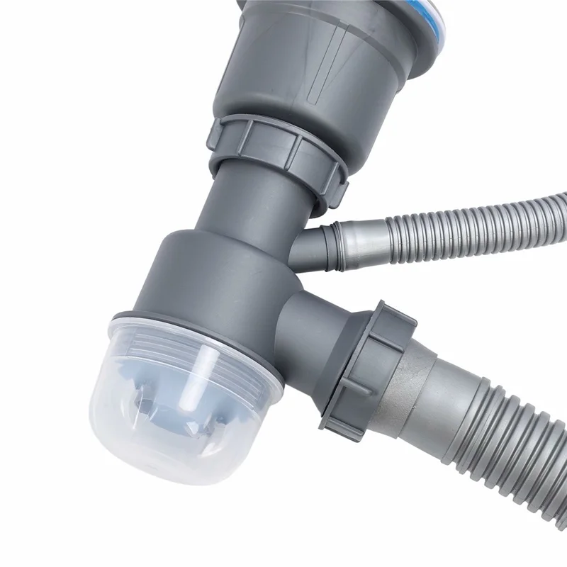 One Sink Drain Kit Sink Flexible Sink Drain Pipe with Anti-Odor Sealing