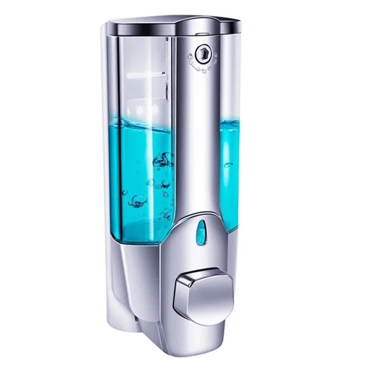 Dispensador de jabón de mano de pared de 350 ml para ducha, para hotel / cocina / baño