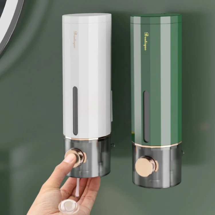 Soap Dispenser Wall Mounted 450ml Bathroom Shower Gel Shampoo Foam Pump - Green
