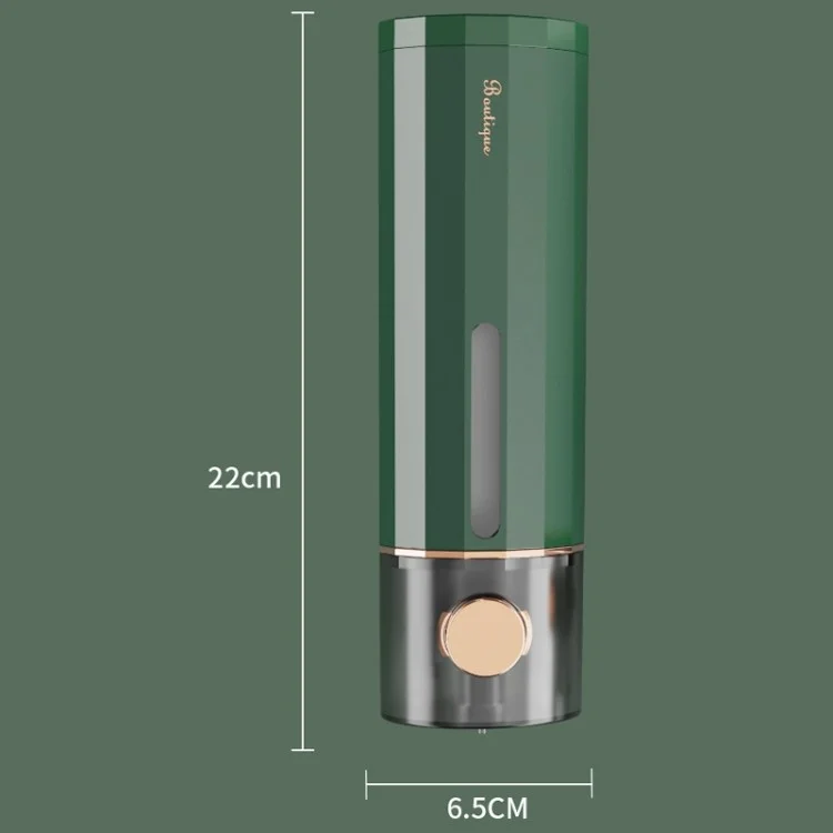 Soap Dispenser Wall Mounted 450ml Bathroom Shower Gel Shampoo Foam Pump - Green