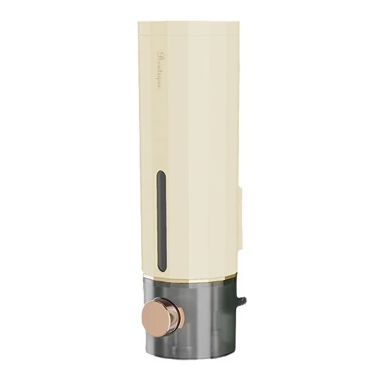 Seifenspender Wandmontage 450 ml Badezimmer Duschgel Shampoo Schaumspender - Beige