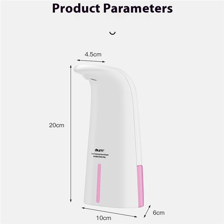 Auto Soap Dispenser Touchless Infrared Sensor Foaming Hand Wash Machine for Home / Bathroom