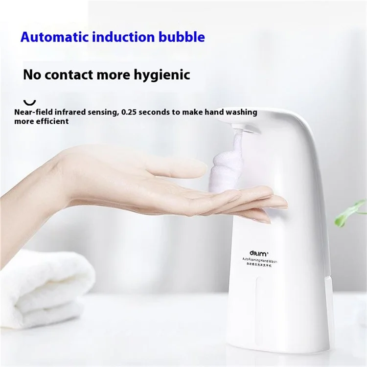 Auto Soap Dispenser Touchless Infrared Sensor Foaming Hand Wash Machine for Home / Bathroom