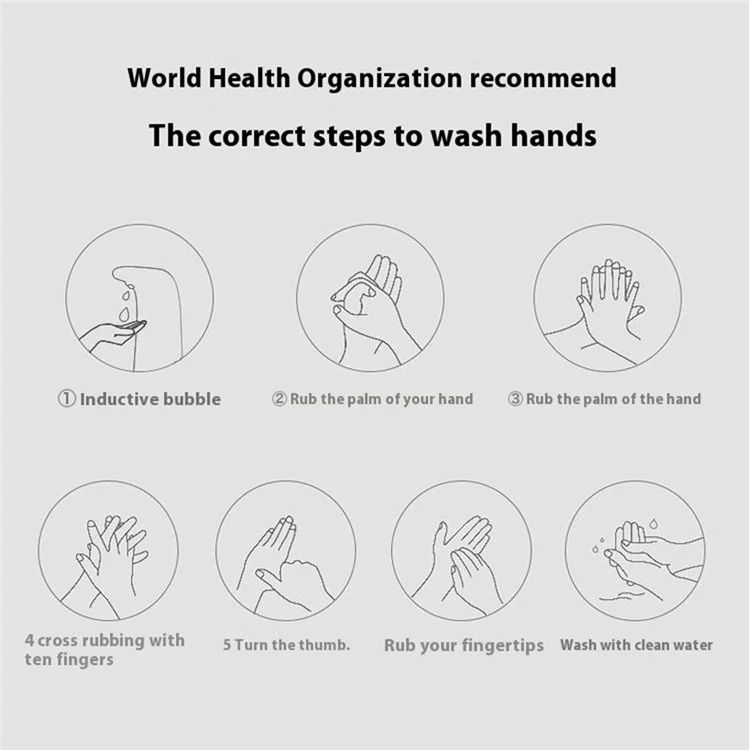 Auto Soap Dispenser Touchless Infrared Sensor Foaming Hand Wash Machine for Home / Bathroom