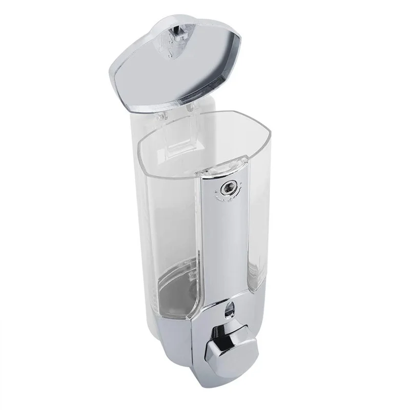 Wall Mounted Soap Dispenser 350ML ABS Plastic Hand Shower Dispenser for Hotel / Kitchen / Bathroom