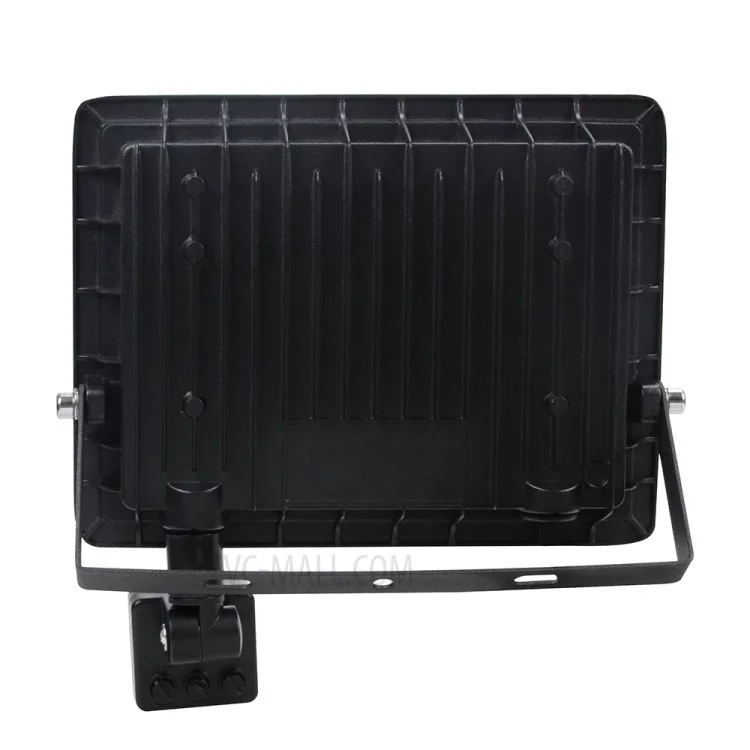 Projecteur extérieur étanche IP66 à 72 LED de 50W avec support en U style B et capteur de mouvement [capteur PIR]