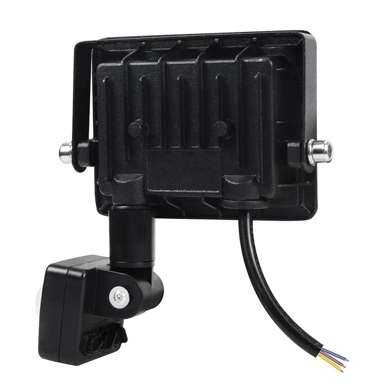Projecteur à détection de mouvement LED 12 LED 10W style B IP66 Étanche Éclairage extérieur [Capteur PIR]