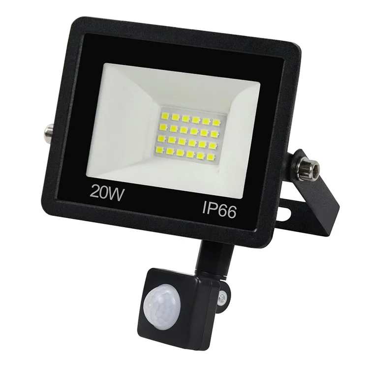 20W 24 LED Wall Reflector Floodlight with Motion Sensor Style B IP66 Waterproof Garden Lamp [PIR Sensor]