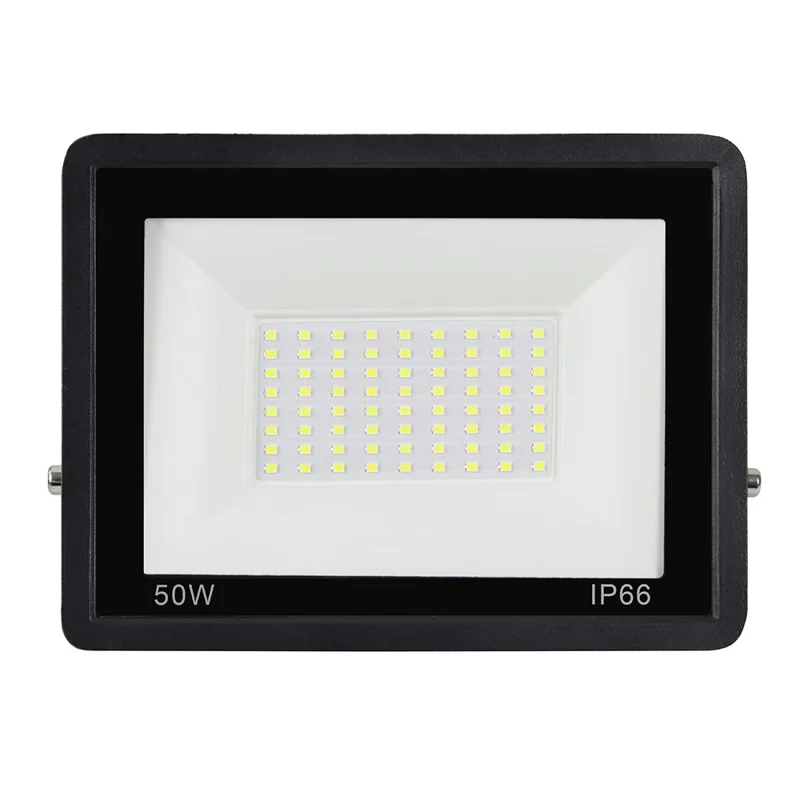 50W 72 LED Floodlight with U-shaped Bracket Style B IP66 Waterproof Outdoor Lighting [Switch Control]