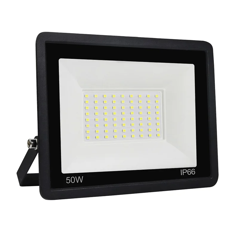 50W 72 LED Floodlight with U-shaped Bracket Style B IP66 Waterproof Outdoor Lighting [Switch Control]