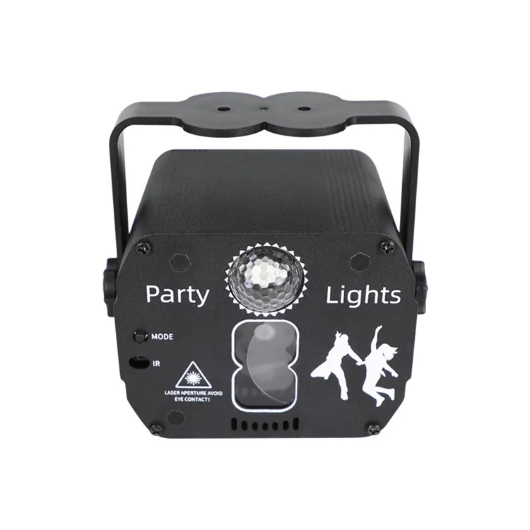 YSH-047 USB LED-Musterlaserscanlicht USB-Fernbedienung Sprachsteuerung Lampe für Disco KVT Party Show Nachtclub