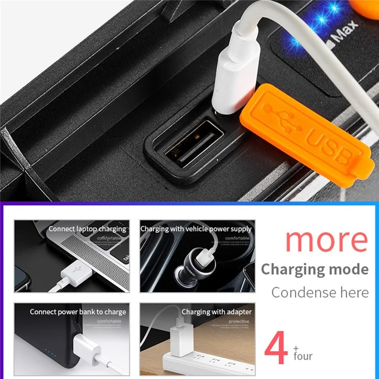 W877-1 Multifunktional 3600mAh Solar LED LED Light Light Power Light Power Bank Tragbares Suchscheinwerfer Wasserdicht