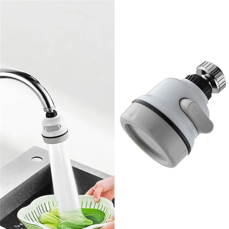 Torneira Bosquetão Anti-sprinkler Cozinha Tapete Filtro de Ajuste de Economia de Água - Branco